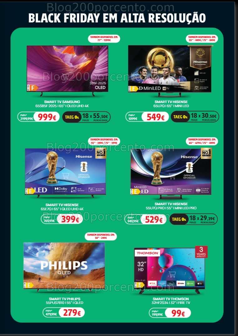 Antevisão Folheto DARTY Black Friday Promoções de 26 novembro a 1 dezembro