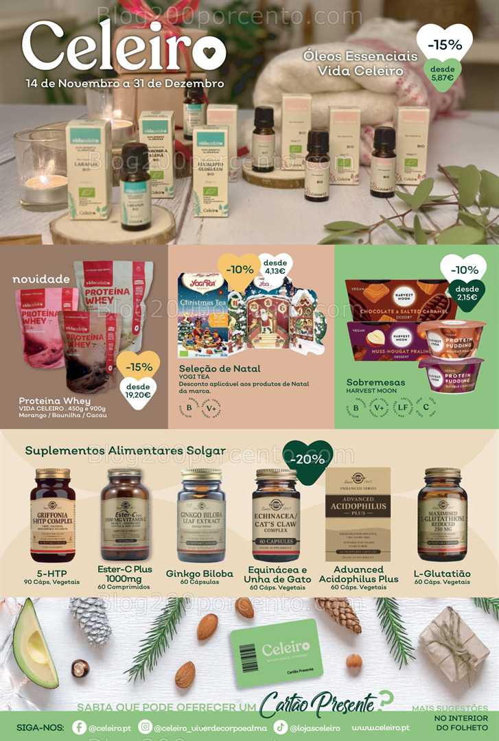 Antevisão Folheto CELEIRO Natal Promoções de 14 novembro a 31 dezembro