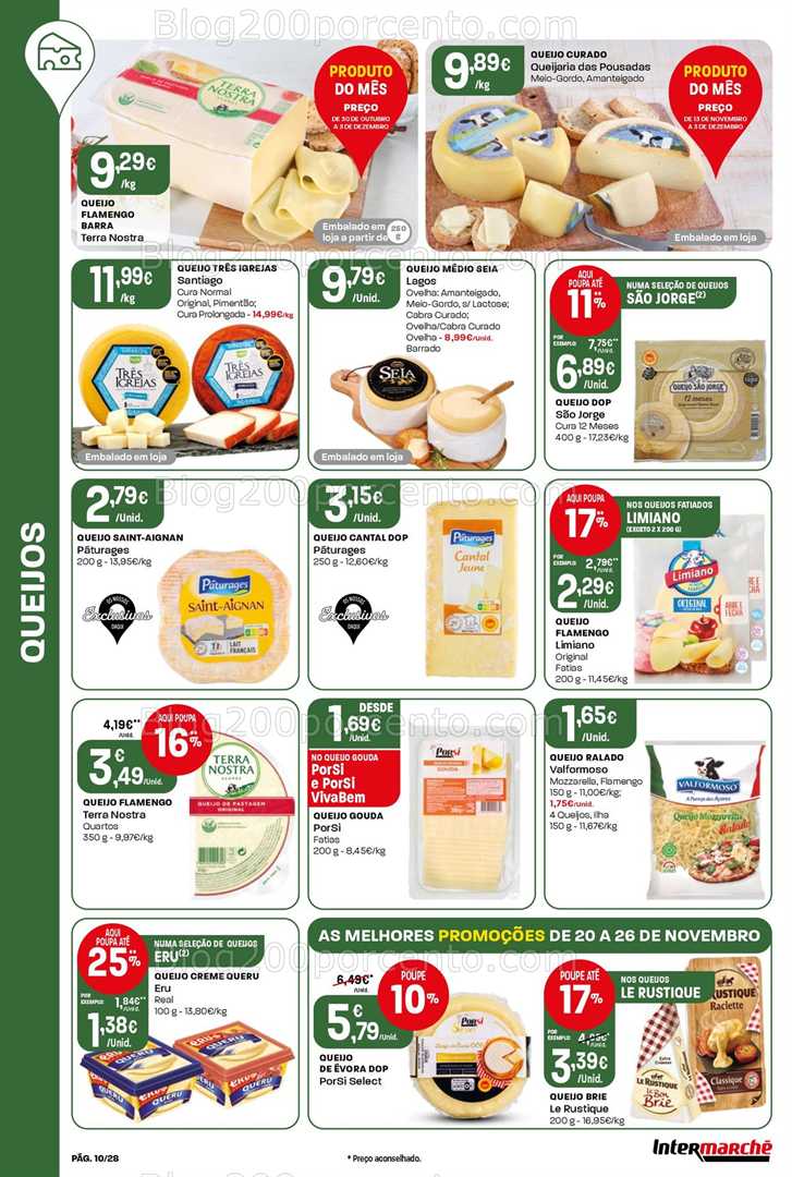 Antevisão Folheto INTERMARCHÉ Contact Promoções de 20 a 26 novembro