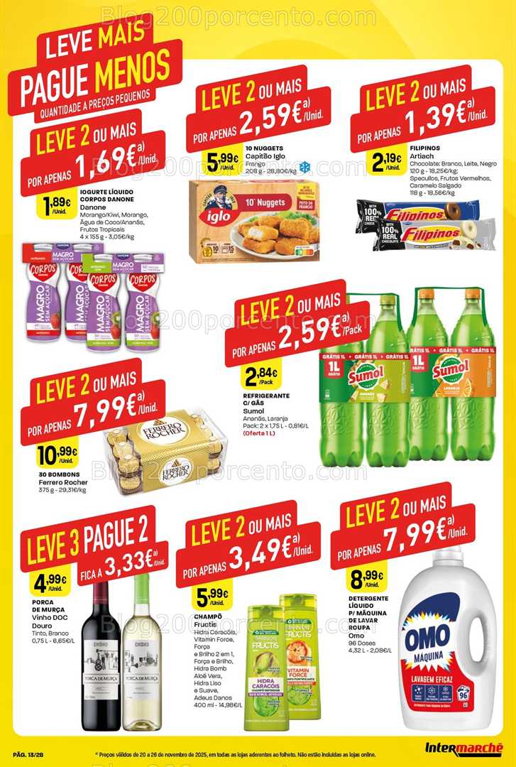 Antevisão Folheto INTERMARCHÉ Contact Promoções de 20 a 26 novembro