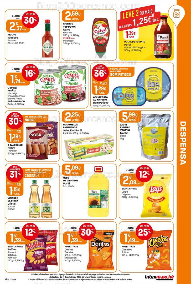 Antevisão Folheto INTERMARCHÉ Contact Promoções de 20 a 26 novembro