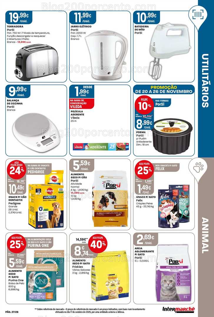 Antevisão Folheto INTERMARCHÉ Contact Promoções de 20 a 26 novembro
