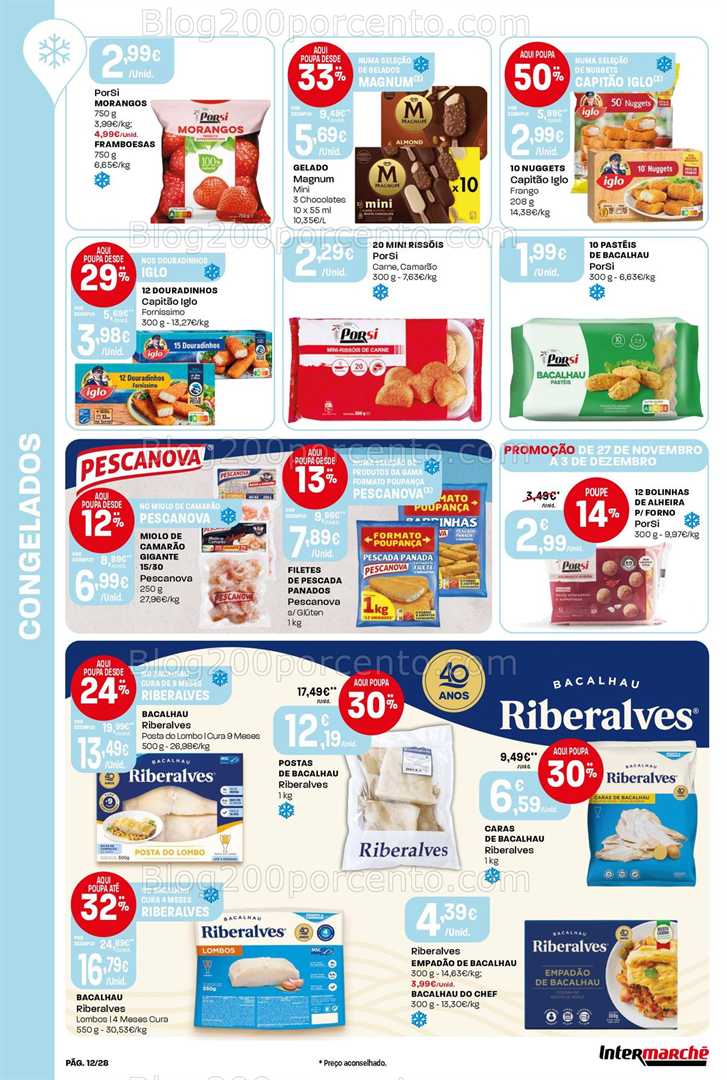 Antevisão Folheto INTERMARCHÉ Contact Promoções de 27 novembro a 3 dezembro