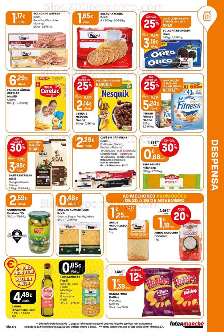 Antevisão Folheto INTERMARCHÉ Promoções de 20 a 26 novembro