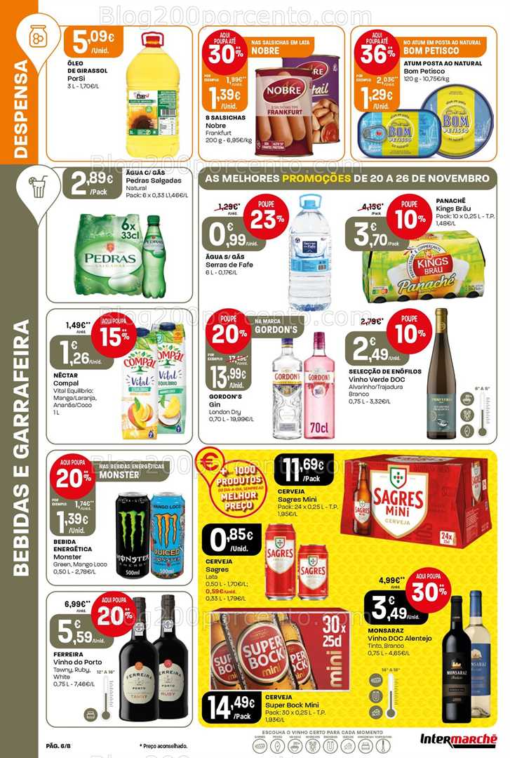 Antevisão Folheto INTERMARCHÉ Promoções de 20 a 26 novembro