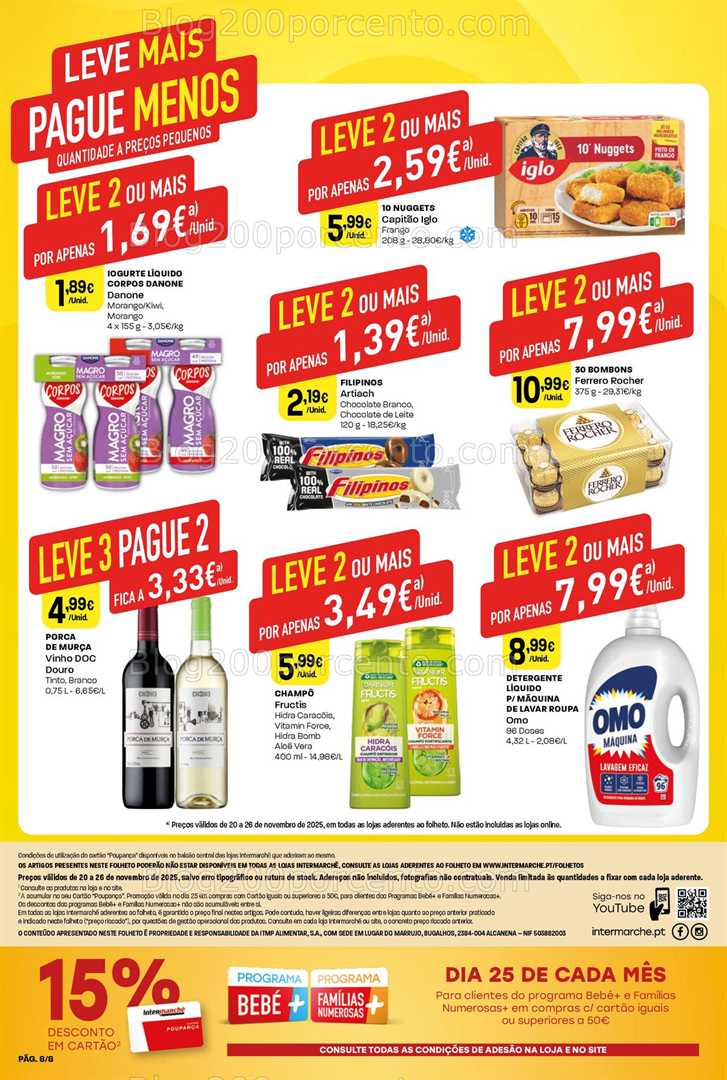 Antevisão Folheto INTERMARCHÉ Promoções de 20 a 26 novembro