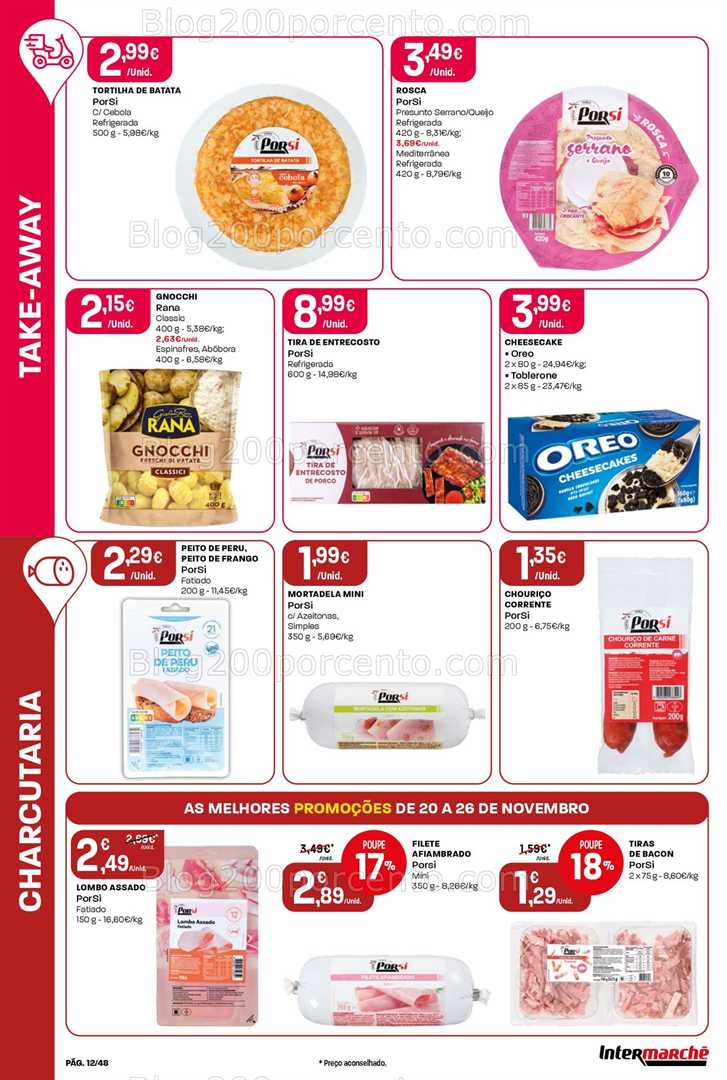 Antevisão Folheto INTERMARCHÉ Super Promoções de 20 a 26 novembro