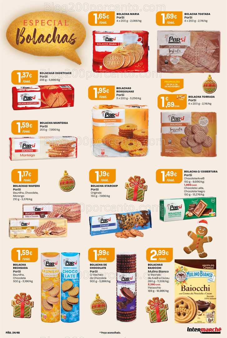 Antevisão Folheto INTERMARCHÉ Super Promoções de 20 a 26 novembro
