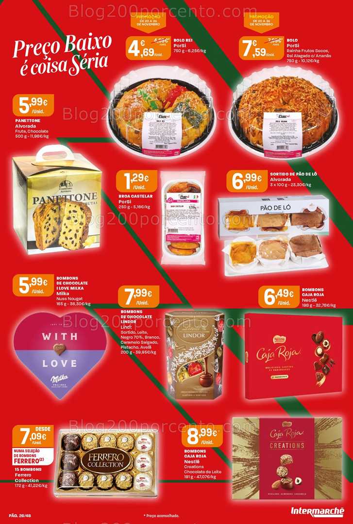 Antevisão Folheto INTERMARCHÉ Super Promoções de 20 a 26 novembro