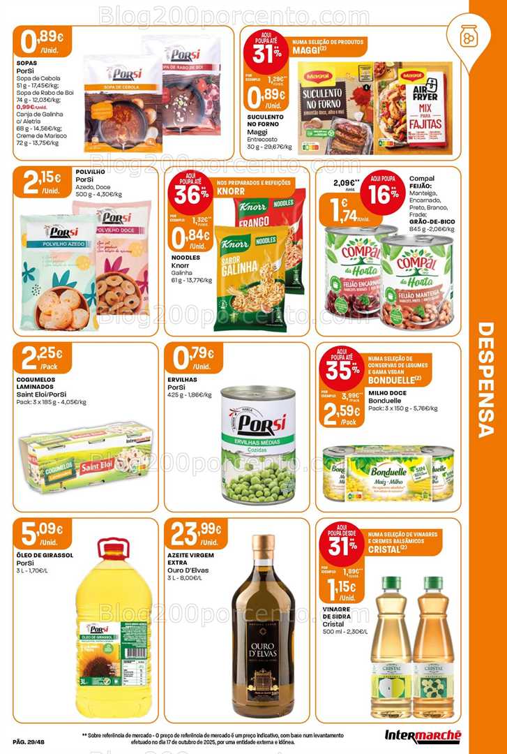 Antevisão Folheto INTERMARCHÉ Super Promoções de 20 a 26 novembro