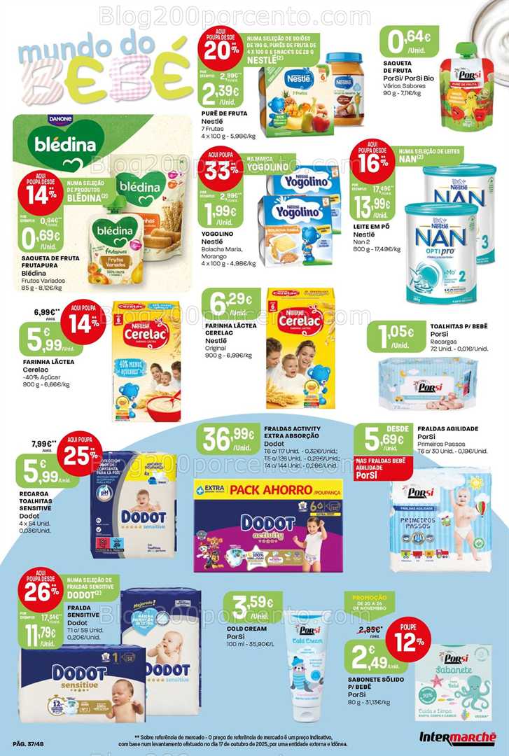 Antevisão Folheto INTERMARCHÉ Super Promoções de 20 a 26 novembro