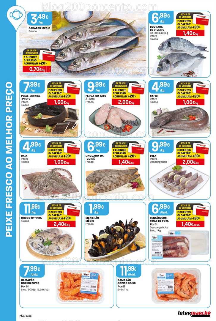 Antevisão Folheto INTERMARCHÉ Super Promoções de 20 a 26 novembro
