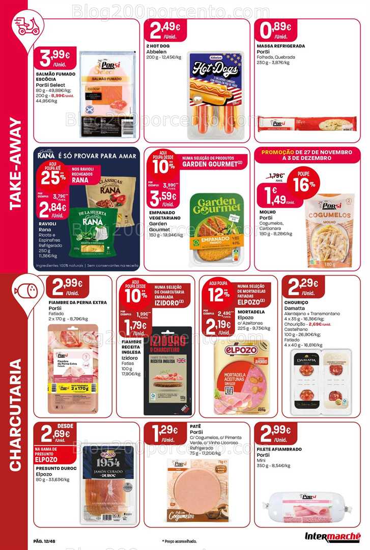 Antevisão Folheto INTERMARCHÉ Super Promoções de 27 novembro a 3 dezembro