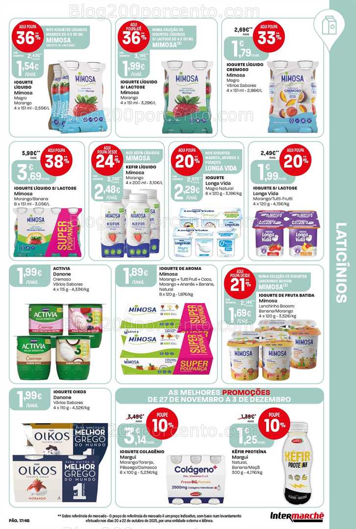 Antevisão Folheto INTERMARCHÉ Super Promoções de 27 novembro a 3 dezembro
