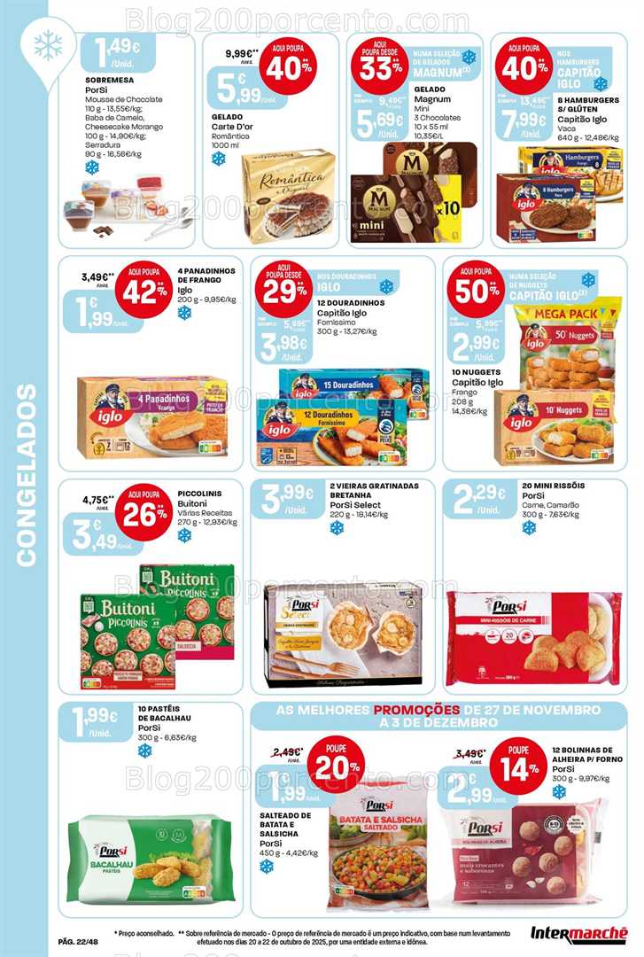 Antevisão Folheto INTERMARCHÉ Super Promoções de 27 novembro a 3 dezembro