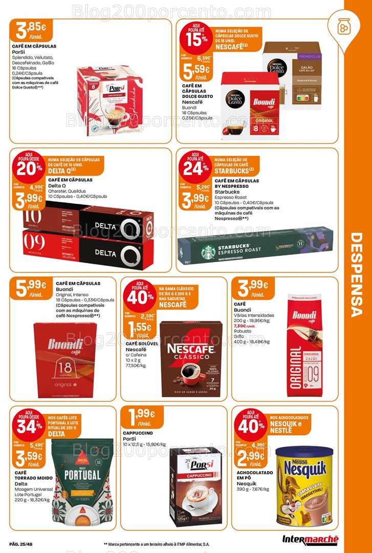 Antevisão Folheto INTERMARCHÉ Super Promoções de 27 novembro a 3 dezembro