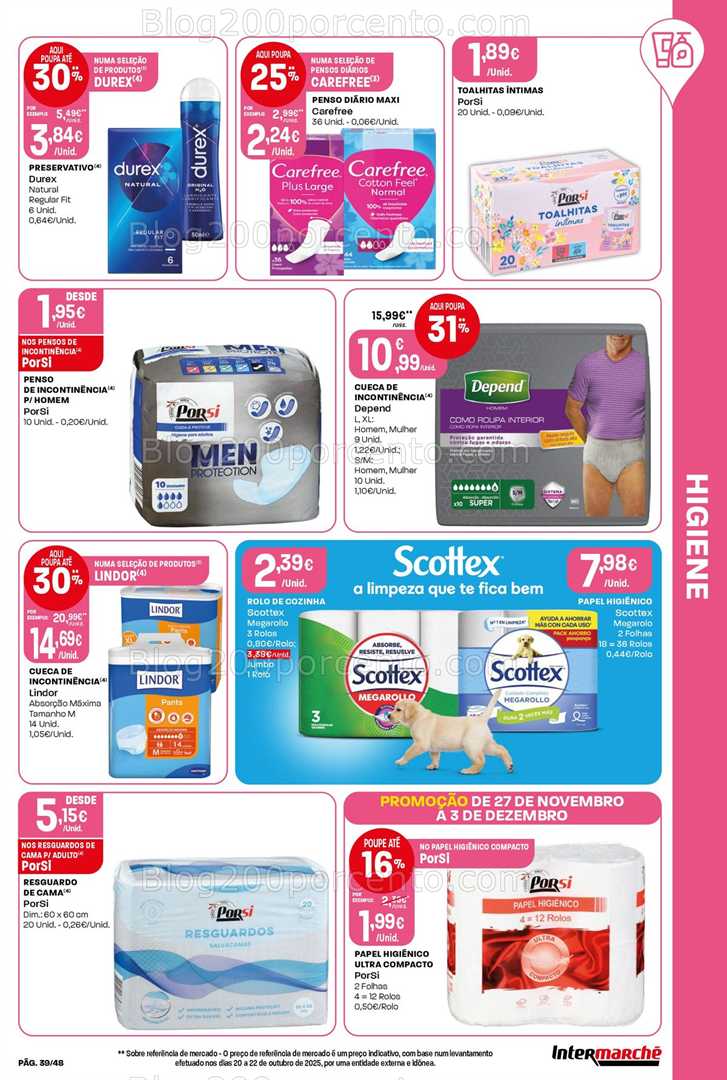 Antevisão Folheto INTERMARCHÉ Super Promoções de 27 novembro a 3 dezembro