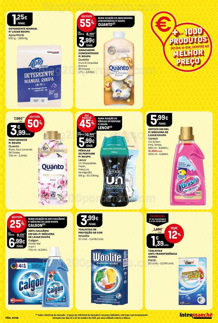 Antevisão Folheto INTERMARCHÉ Super Promoções de 27 novembro a 3 dezembro