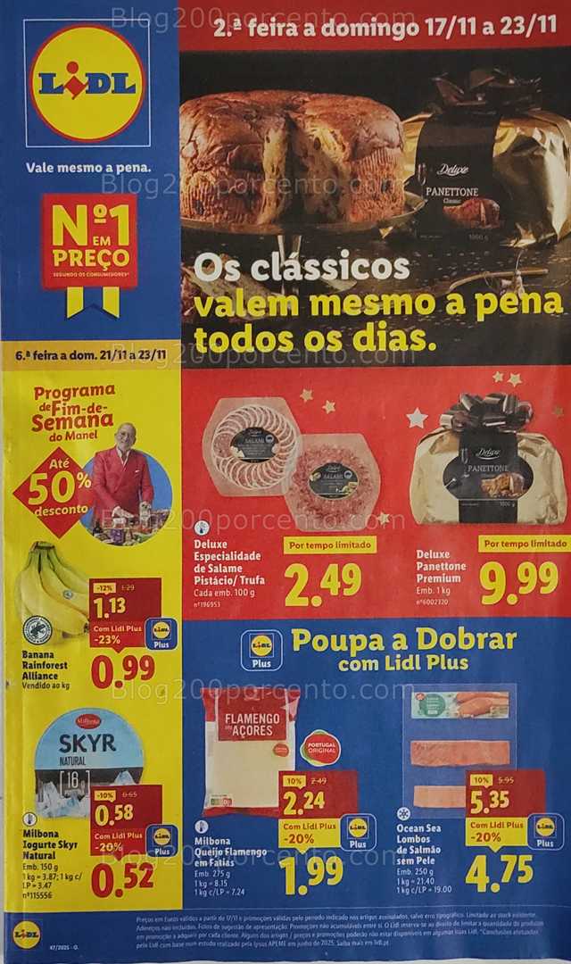 Antevisão Folheto LIDL Promoções de 17 a 23 novembro