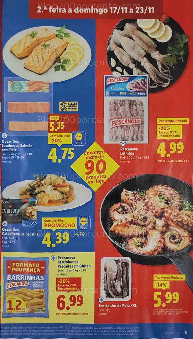 Antevisão Folheto LIDL Promoções de 17 a 23 novembro