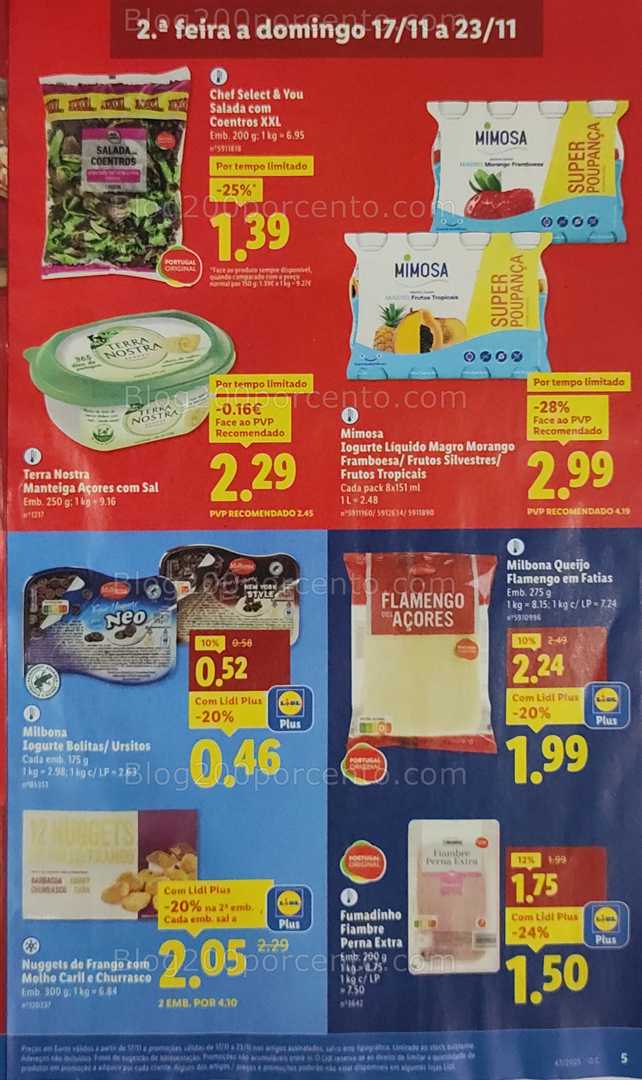 Antevisão Folheto LIDL Promoções de 17 a 23 novembro