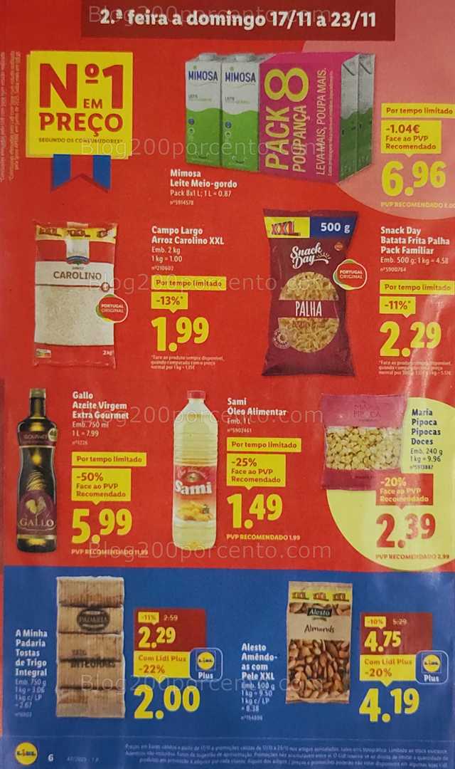 Antevisão Folheto LIDL Promoções de 17 a 23 novembro
