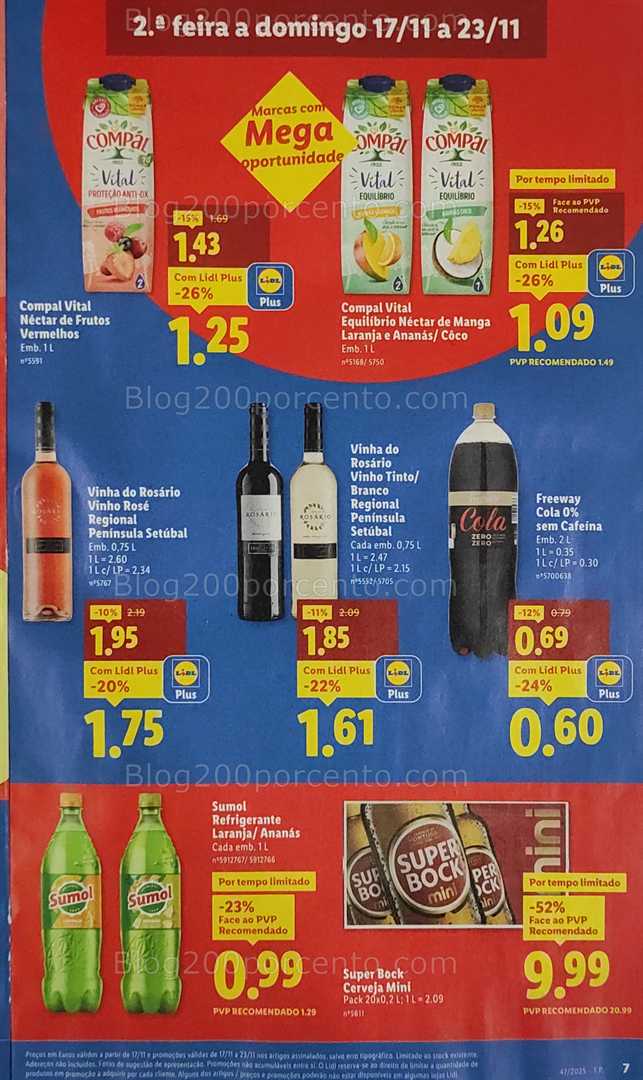 Antevisão Folheto LIDL Promoções de 17 a 23 novembro