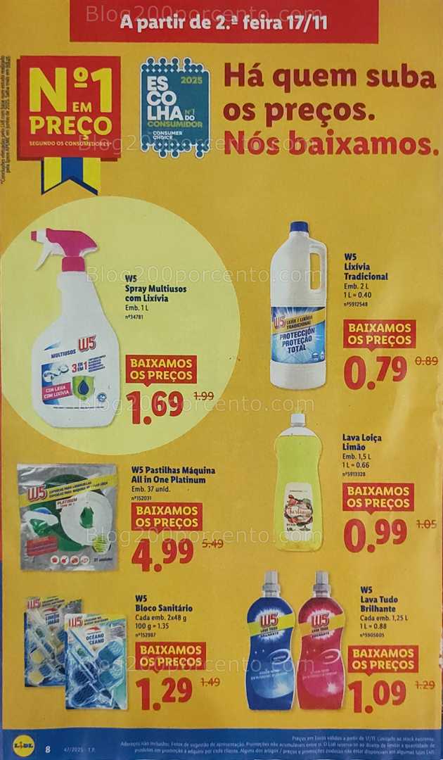 Antevisão Folheto LIDL Promoções de 17 a 23 novembro