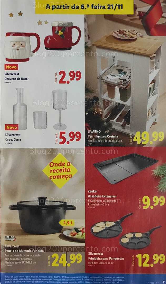 Antevisão Folheto LIDL Bazar Promoções de 17 a 27 novembro