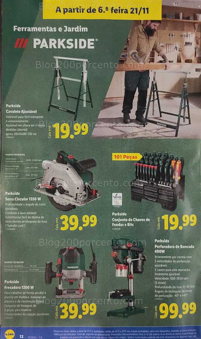 Antevisão Folheto LIDL Bazar Promoções de 17 a 27 novembro