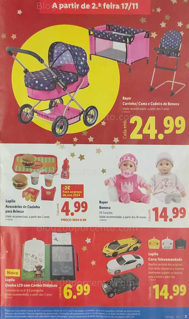 Antevisão Folheto LIDL Bazar Promoções de 17 a 27 novembro