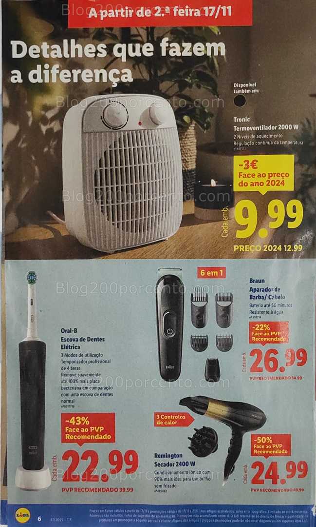 Antevisão Folheto LIDL Bazar Promoções de 17 a 27 novembro