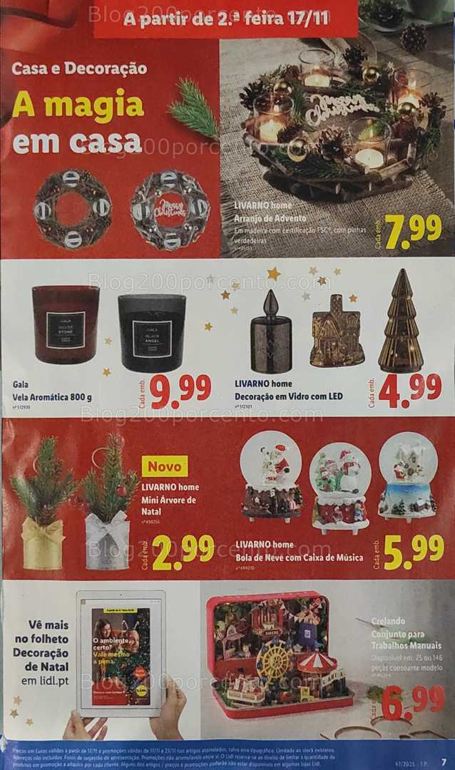 Antevisão Folheto LIDL Bazar Promoções de 17 a 27 novembro