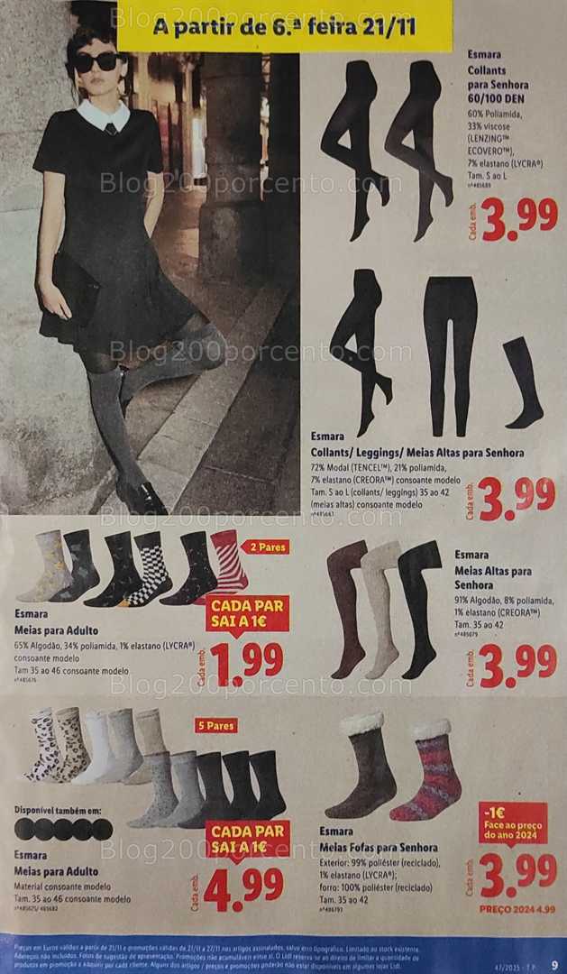 Antevisão Folheto LIDL Bazar Promoções de 17 a 27 novembro
