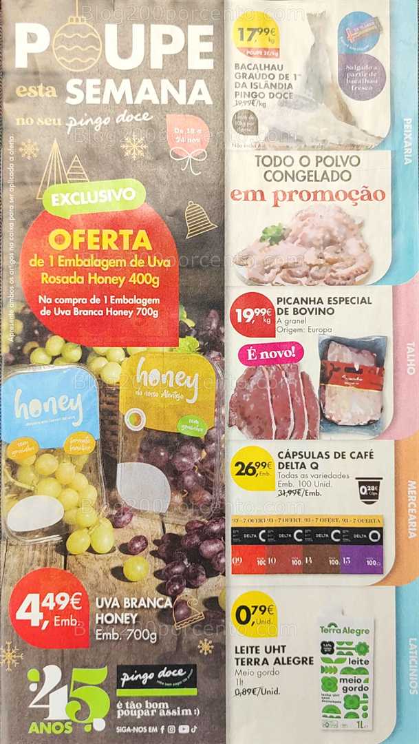 Antevisão Folheto PINGO DOCE Promoções de 18 a 24 novembro
