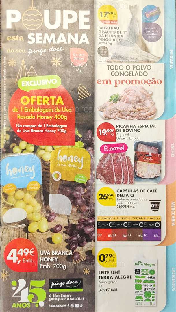 Antevisão Folheto PINGO DOCE Promoções de 18 a 24 novembro