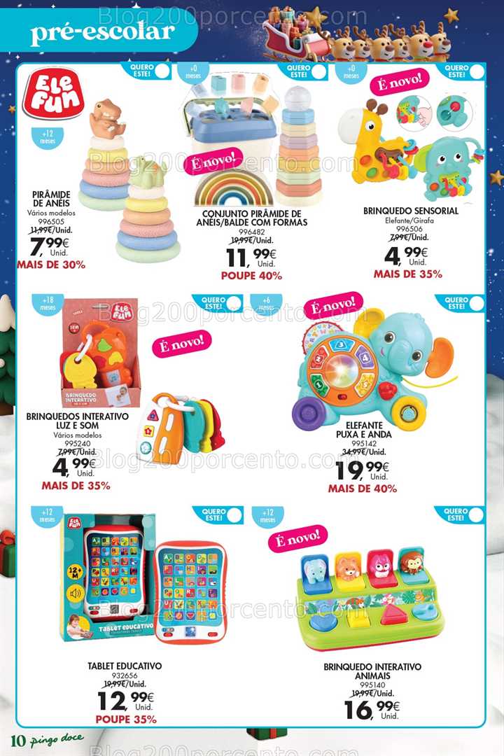 Antevisão Folheto PINGO DOCE Brinquedos Natal Promoções de 18 novembro a 5 janeiro