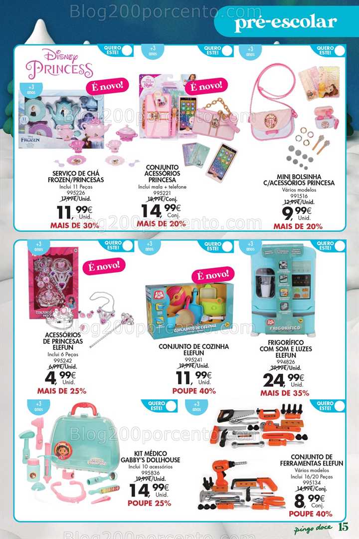 Antevisão Folheto PINGO DOCE Brinquedos Natal Promoções de 18 novembro a 5 janeiro