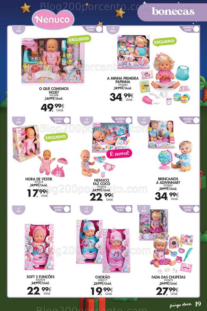 Antevisão Folheto PINGO DOCE Brinquedos Natal Promoções de 18 novembro a 5 janeiro