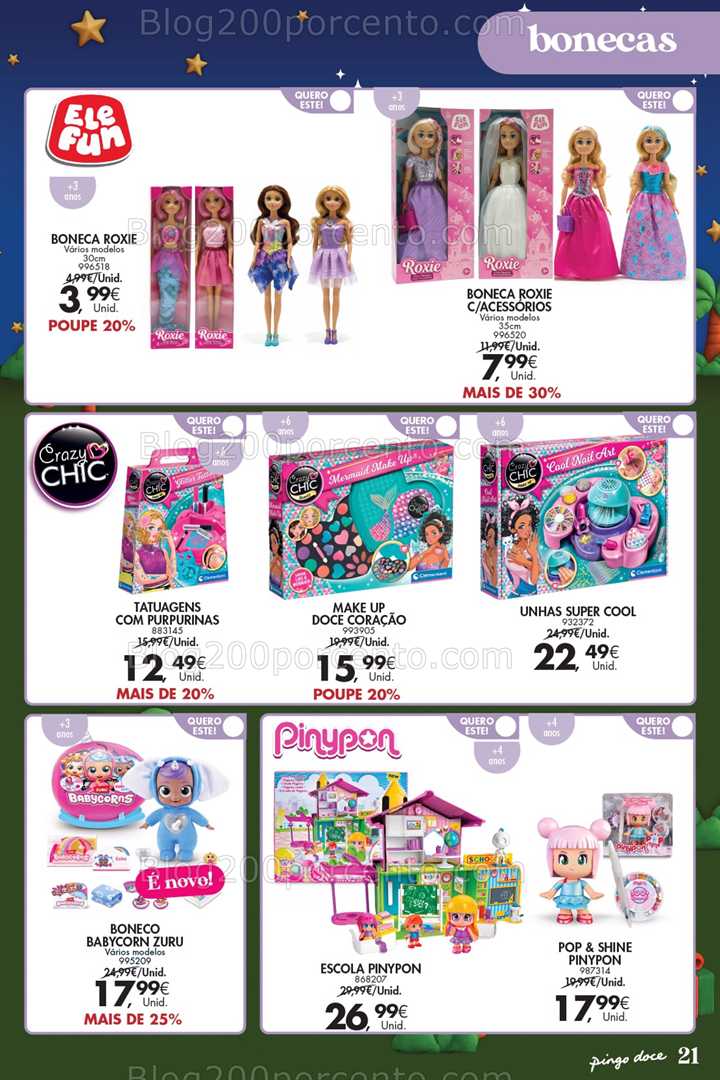 Antevisão Folheto PINGO DOCE Brinquedos Natal Promoções de 18 novembro a 5 janeiro