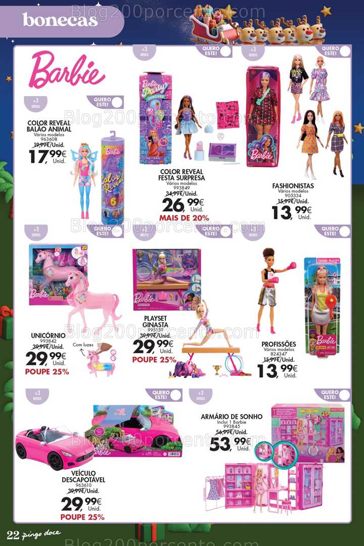 Antevisão Folheto PINGO DOCE Brinquedos Natal Promoções de 18 novembro a 5 janeiro