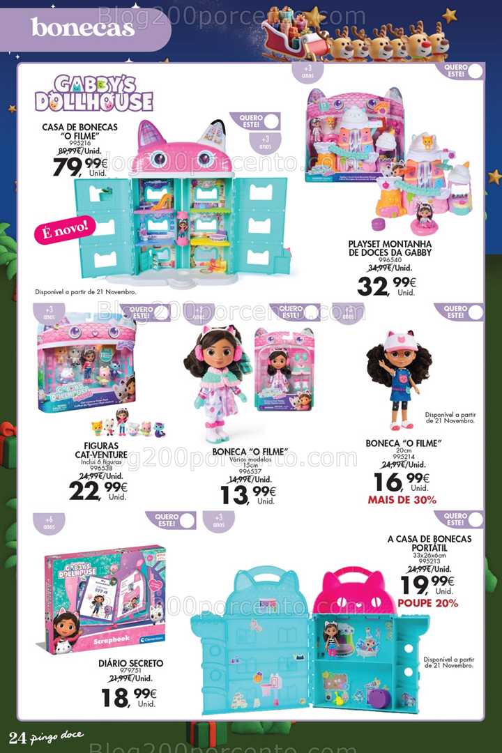 Antevisão Folheto PINGO DOCE Brinquedos Natal Promoções de 18 novembro a 5 janeiro
