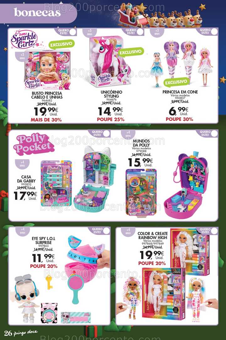 Antevisão Folheto PINGO DOCE Brinquedos Natal Promoções de 18 novembro a 5 janeiro