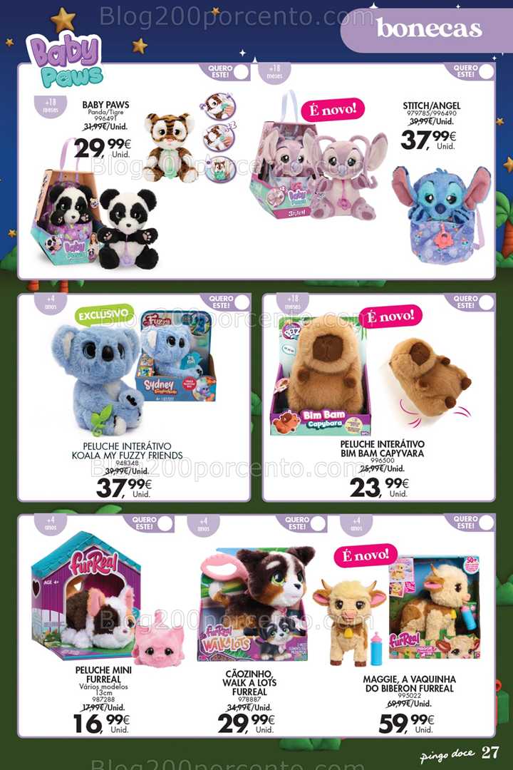 Antevisão Folheto PINGO DOCE Brinquedos Natal Promoções de 18 novembro a 5 janeiro