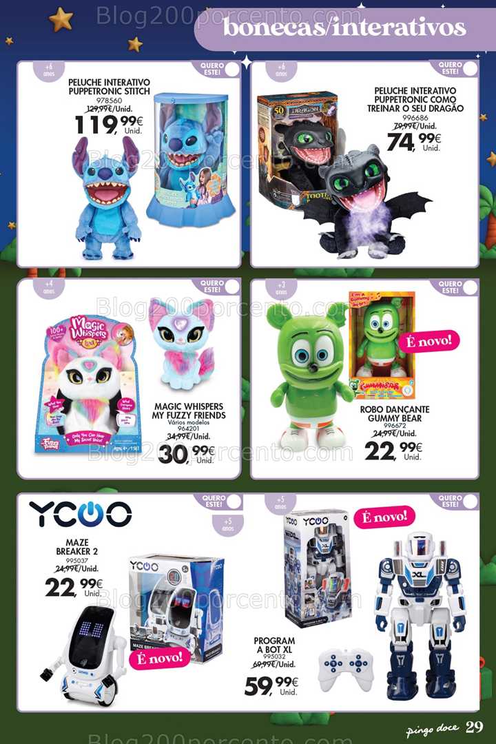 Antevisão Folheto PINGO DOCE Brinquedos Natal Promoções de 18 novembro a 5 janeiro