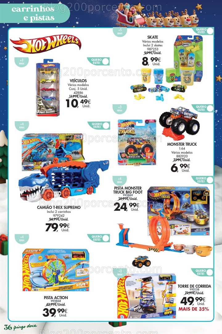 Antevisão Folheto PINGO DOCE Brinquedos Natal Promoções de 18 novembro a 5 janeiro