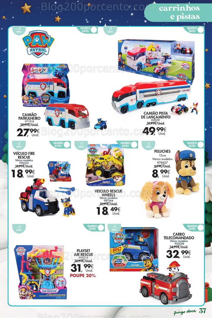 Antevisão Folheto PINGO DOCE Brinquedos Natal Promoções de 18 novembro a 5 janeiro