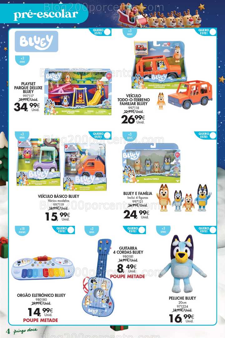 Antevisão Folheto PINGO DOCE Brinquedos Natal Promoções de 18 novembro a 5 janeiro
