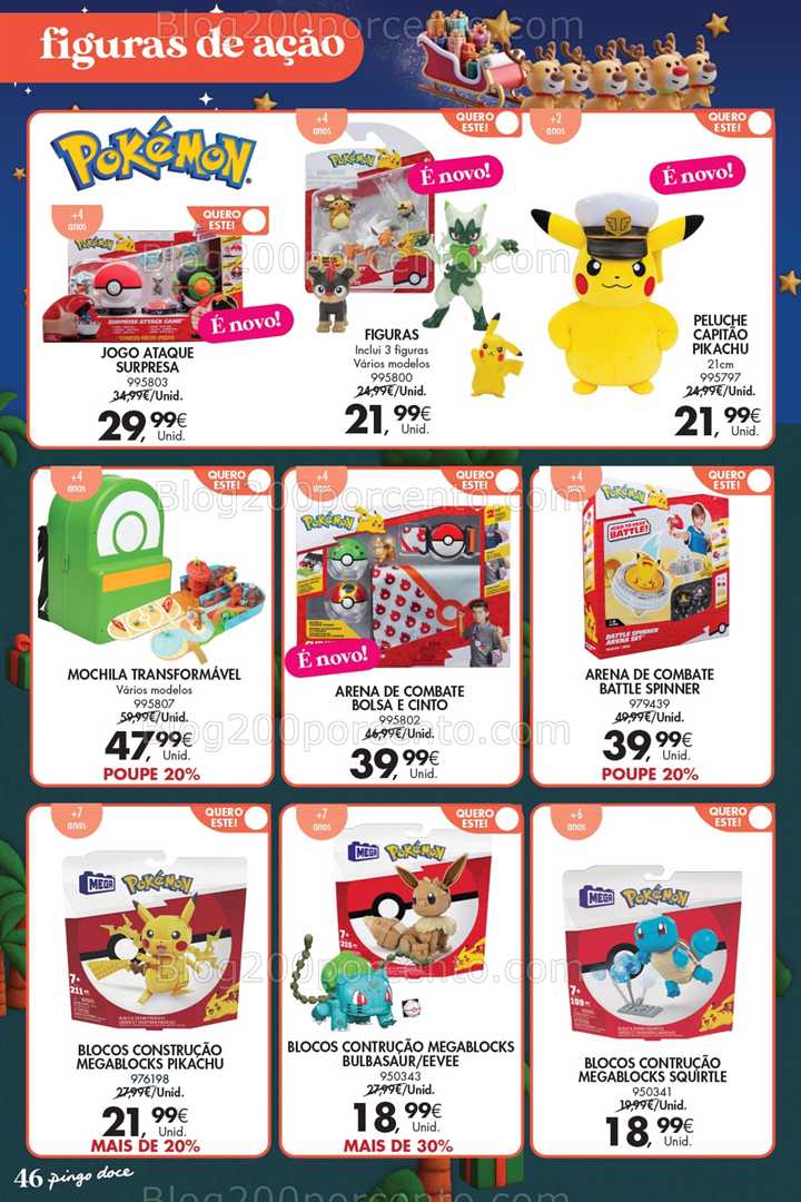 Antevisão Folheto PINGO DOCE Brinquedos Natal Promoções de 18 novembro a 5 janeiro