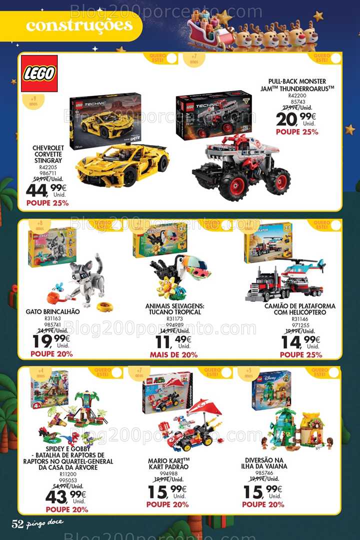 Antevisão Folheto PINGO DOCE Brinquedos Natal Promoções de 18 novembro a 5 janeiro